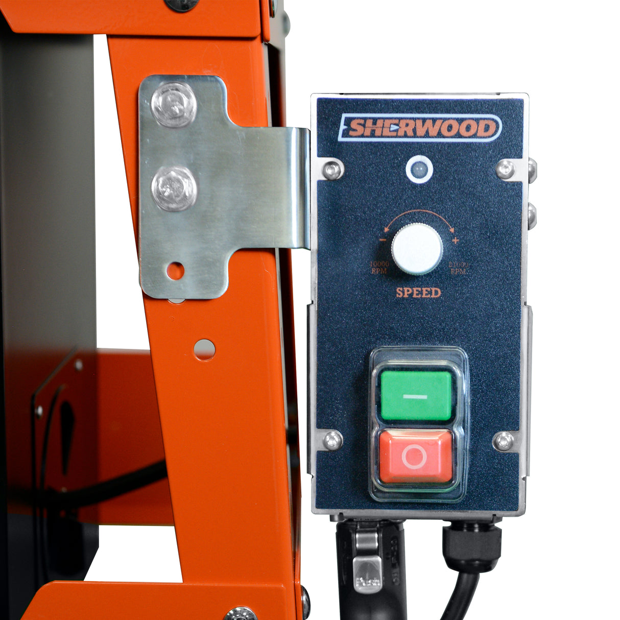 Sherwood Industrial Benchtop Router Table with Cast Iron Table, Lift & Round Body Router Motor