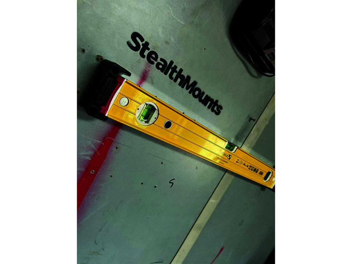 StealthMounts Spirit Level Mount Pack of 2 Black