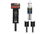 StealthMounts Wall Mount for Caulking Tube Holder V2 Pack of 2 Black