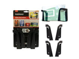 StealthMounts Wall Mount for Wet Wipes Bag Holder Pack of 2 Black
