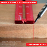 Swan Tool Group RED TAIL Offset Ruler 200mm