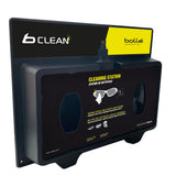 Bolle Safety Glasses Cleaning Station Wall Mounted with 500mL Lens Cleaner & Cleaning Tissues