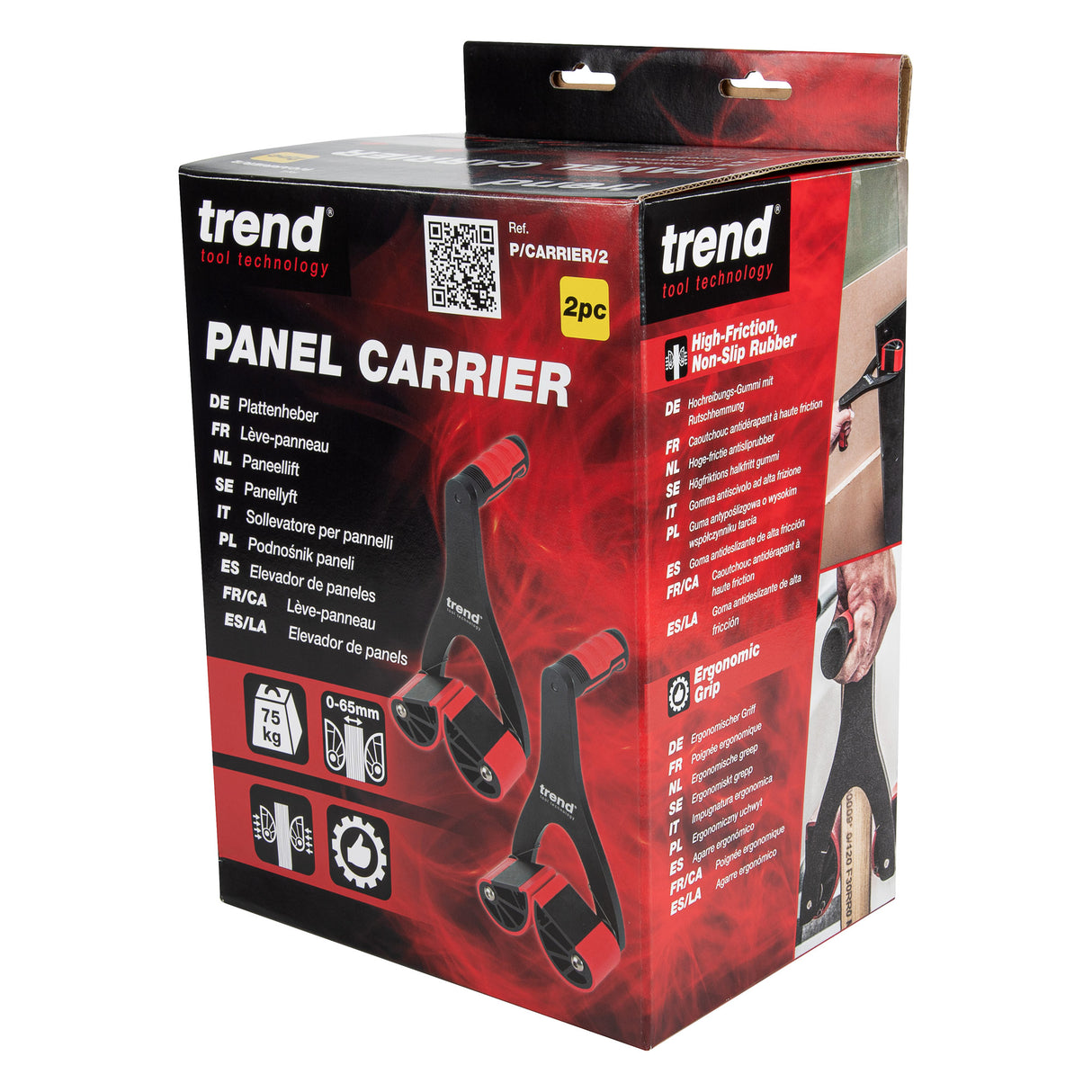 Trend Panel, Door & Worktop Carrier 65mm Capacity Pack of 2
