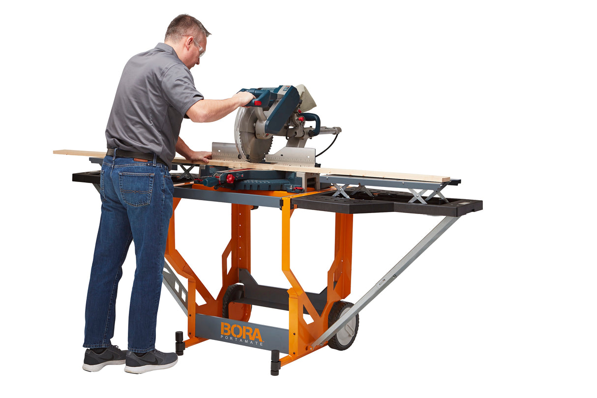 BORA Portacube STR Mitre Saw Workstation with Rotating Table