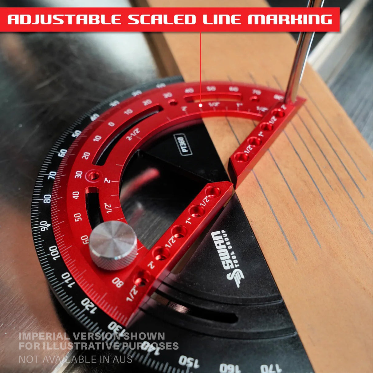 Swan Tool Group TYTON Pro-Trac Double Protractor