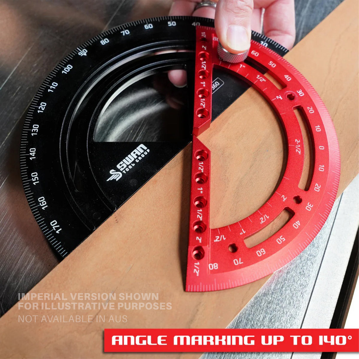 Swan Tool Group TYTON Pro-Trac Double Protractor