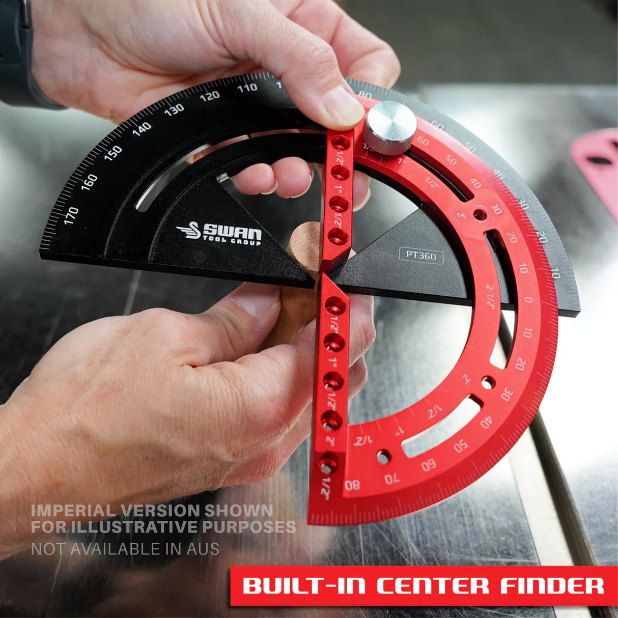 Swan Tool Group TYTON Pro-Trac Double Protractor