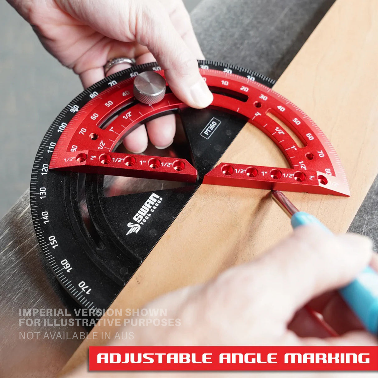 Swan Tool Group TYTON Pro-Trac Double Protractor