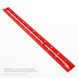 Swan Tool Group 3-Piece RED TAIL Ruler Kit
