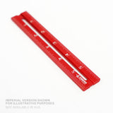 Swan Tool Group 3-Piece RED TAIL Ruler Kit