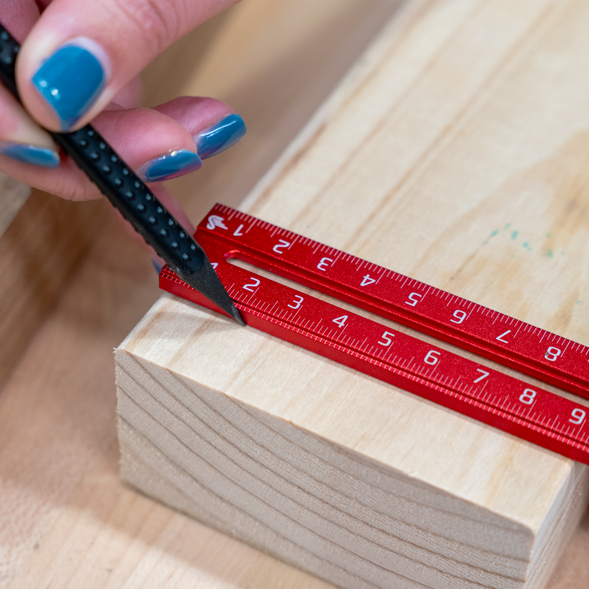 Swan Tool Group 3-Piece RED TAIL Ruler Kit