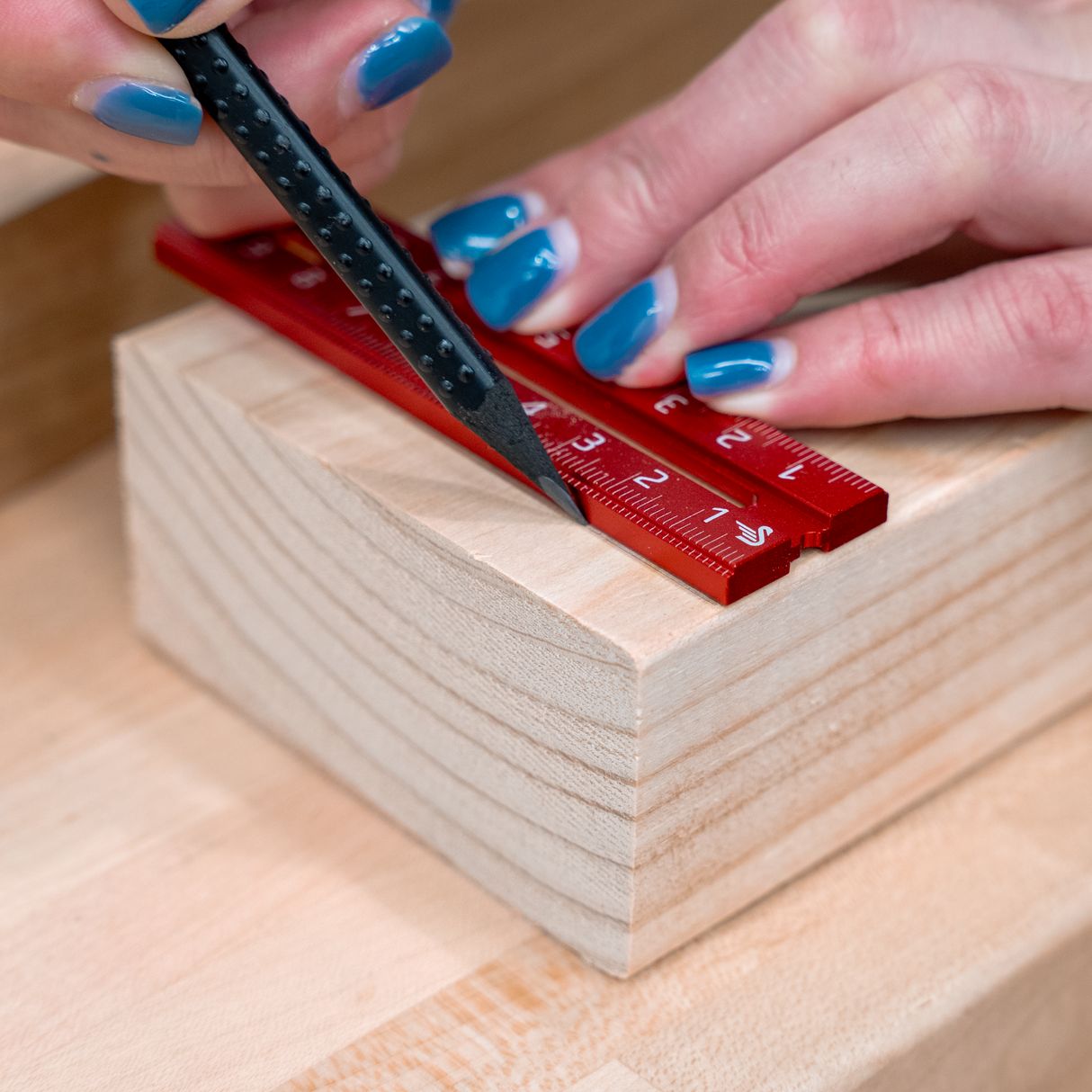 Swan Tool Group 3-Piece RED TAIL Ruler Kit