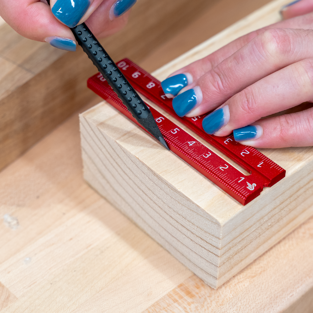 Swan Tool Group 3-Piece RED TAIL Ruler Kit