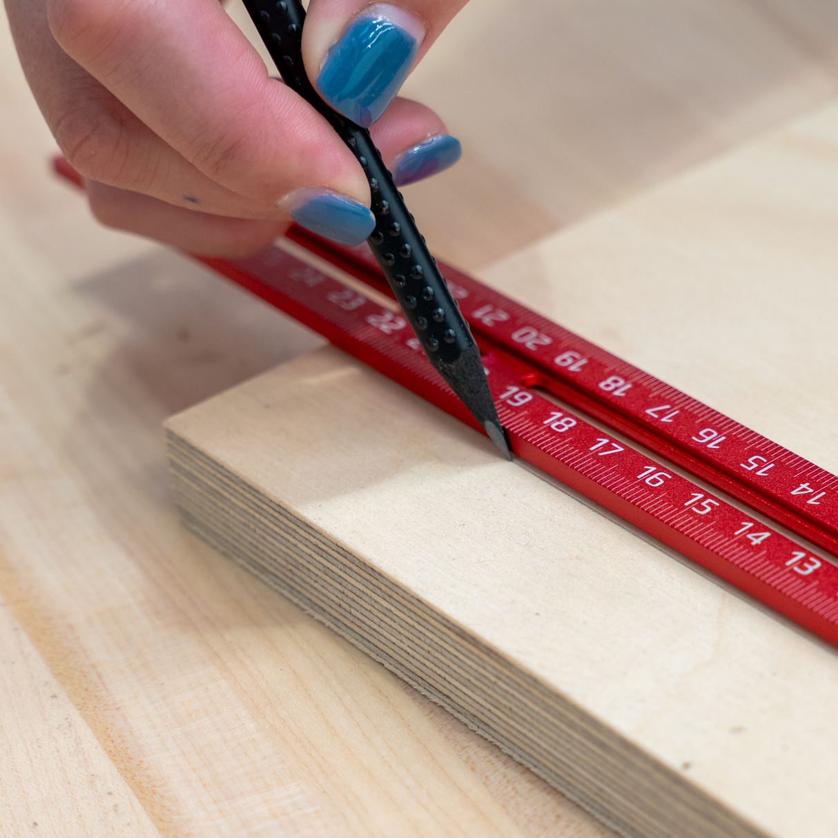 Swan Tool Group 3-Piece RED TAIL Ruler Kit