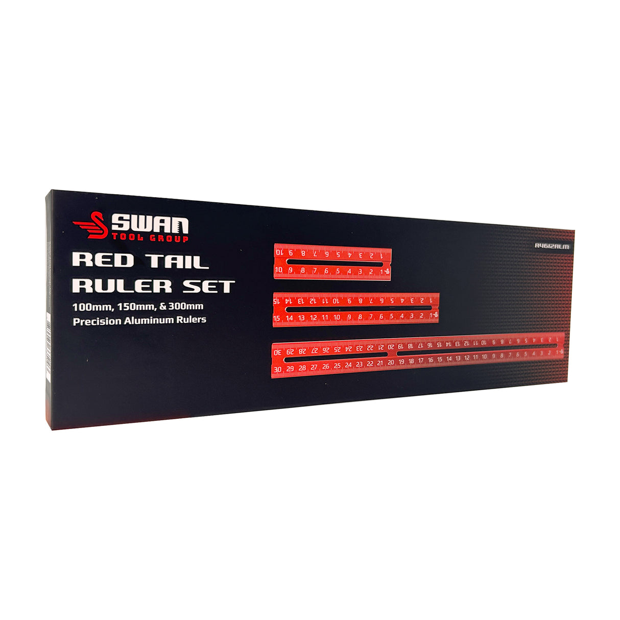 Swan Tool Group 3-Piece RED TAIL Ruler Kit