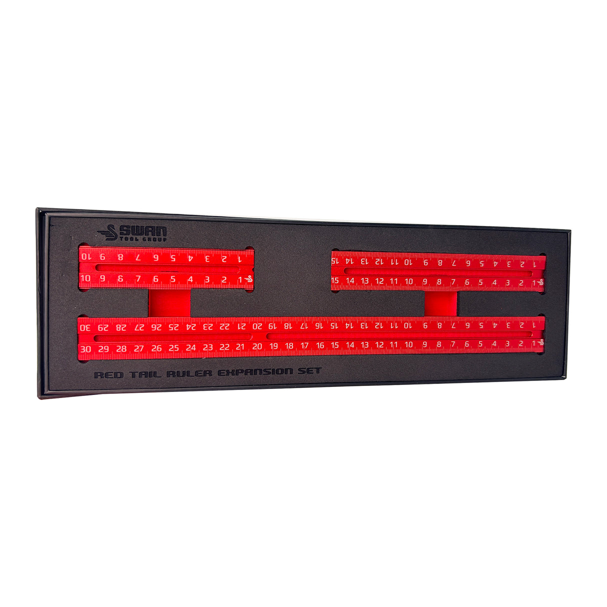 Swan Tool Group 3-Piece RED TAIL Ruler Kit