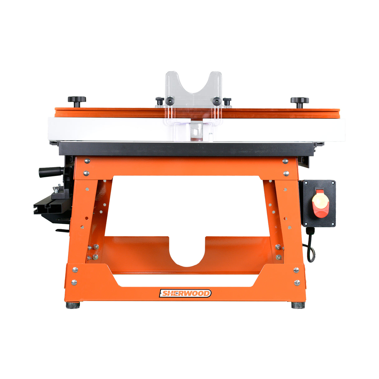 Sherwood Benchtop Router Table with MDF/Phenolic Table & Aluminium Mounting Plate