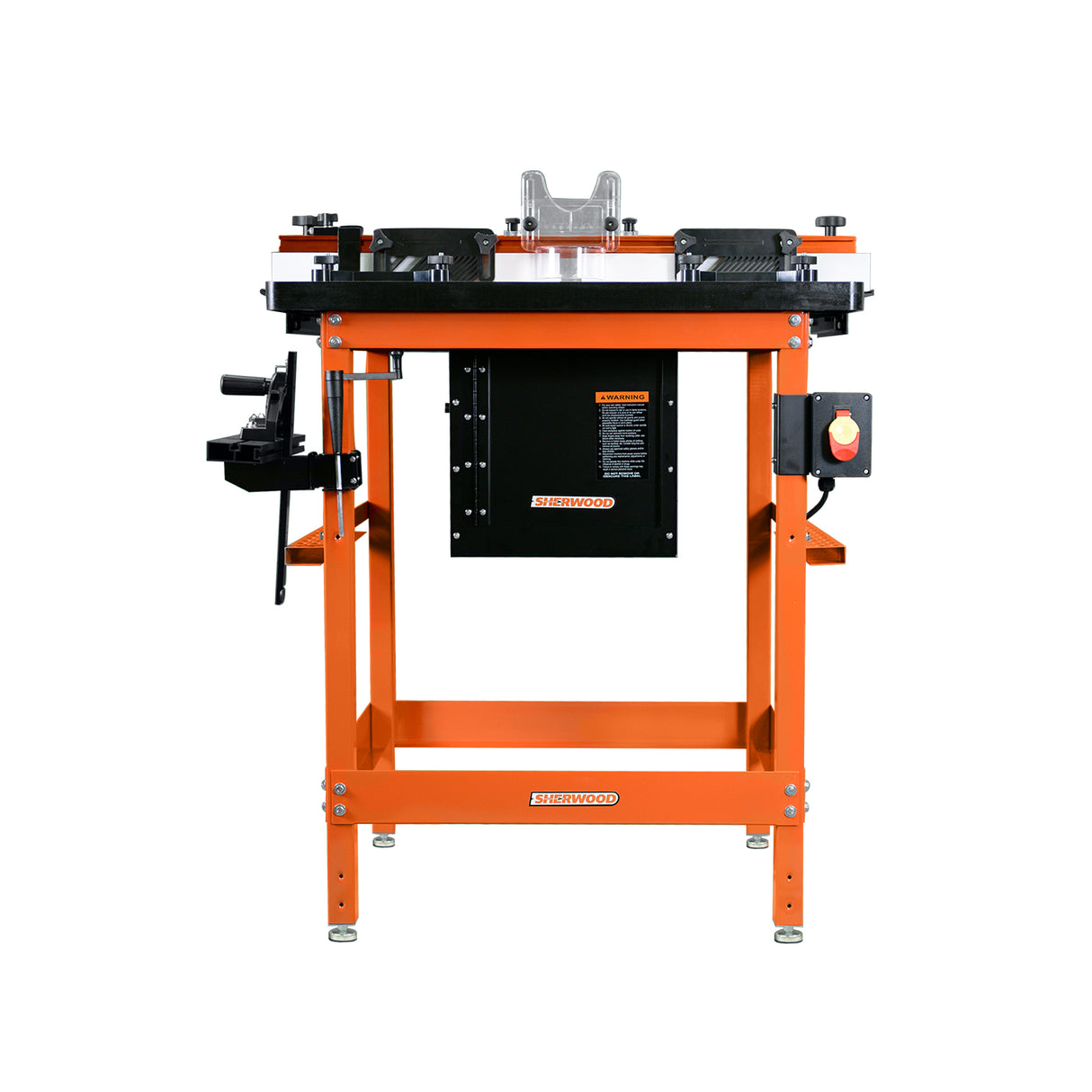 Sherwood Industrial Router Table Cast-Iron with Plunge Router Lift