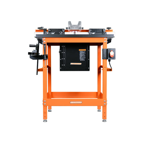 Sherwood Router Table Standalone with MDF/Phenolic Table & Plunge Router Lift