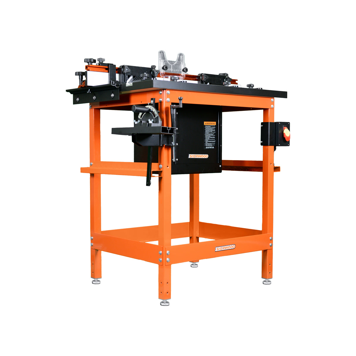 Sherwood Router Table Standalone with MDF/Phenolic Table & Plunge Router Lift