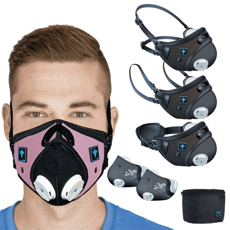 RZMask M3 Dust Face Mask Breathable Mesh Mixed Colours - Medium/Large/XL
