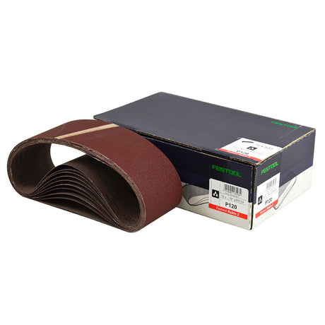 Festool Rubin Abrasive Belt 533x75mm Pack of 10 for wood sanding with Festool BS 75 Belt Sander