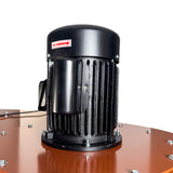 Sherwood 2HP Industrial Cyclone Dust Extractor with Automatic Filter Cleaner in a workshop setting