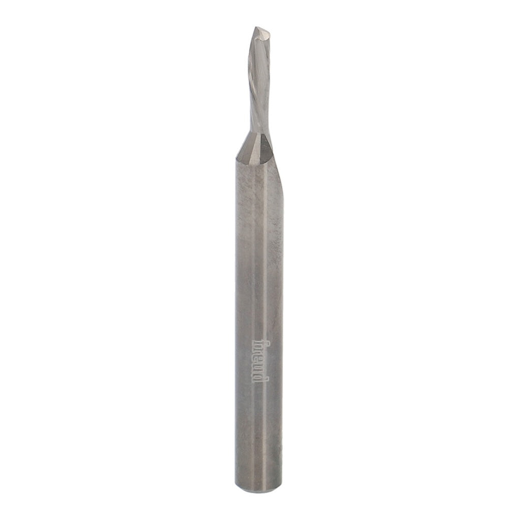 Freud Single Flute Spiral Downcut CNC Router Bits 1/4in Shank Solid Carbide