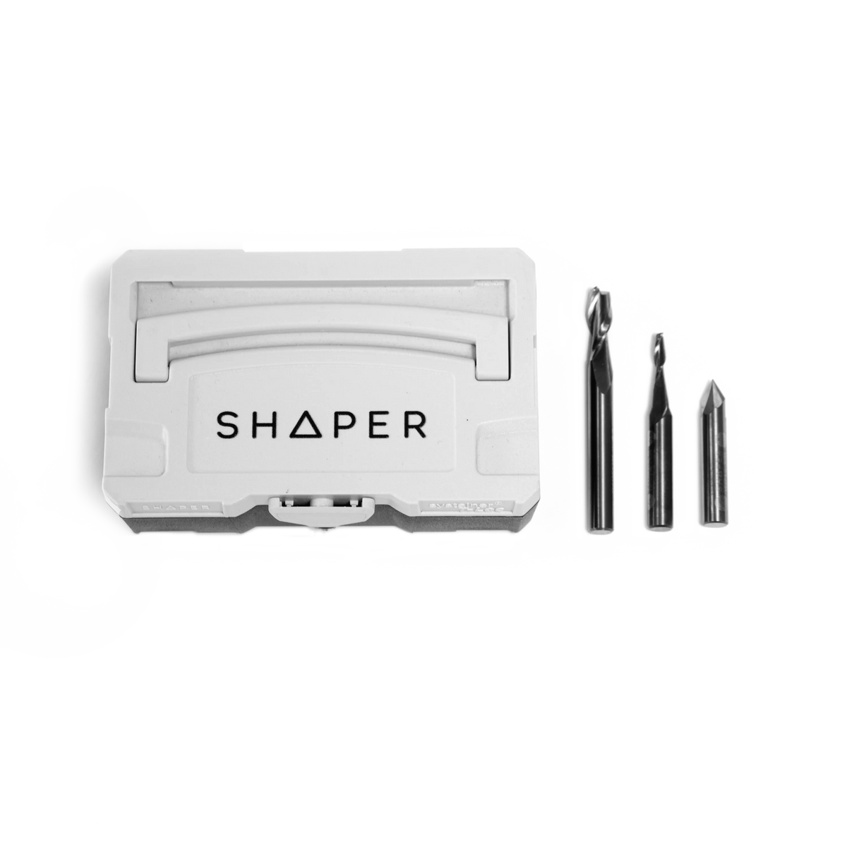 Shaper Tools 3-Piece Essential Bit Kit for Origin Handheld CNC Router