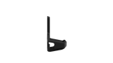 Superhooks Capture Hook Black 3 Pack with 7.5kg Capacity, angled view showcasing reinforced twin arm hooks