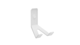 Superhooks Tech Hook White 3 Pack showing reinforced twin arms and sloped prongs for holding tech accessories