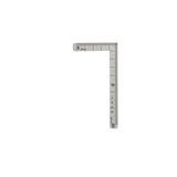Shinwa Mini Flat Square Stainless Steel Metric