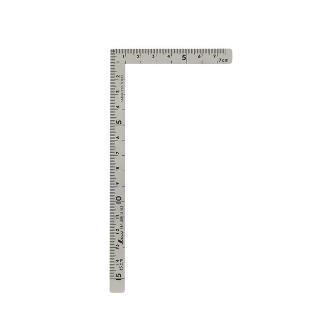 Shinwa Mini Flat Square Stainless Steel Metric