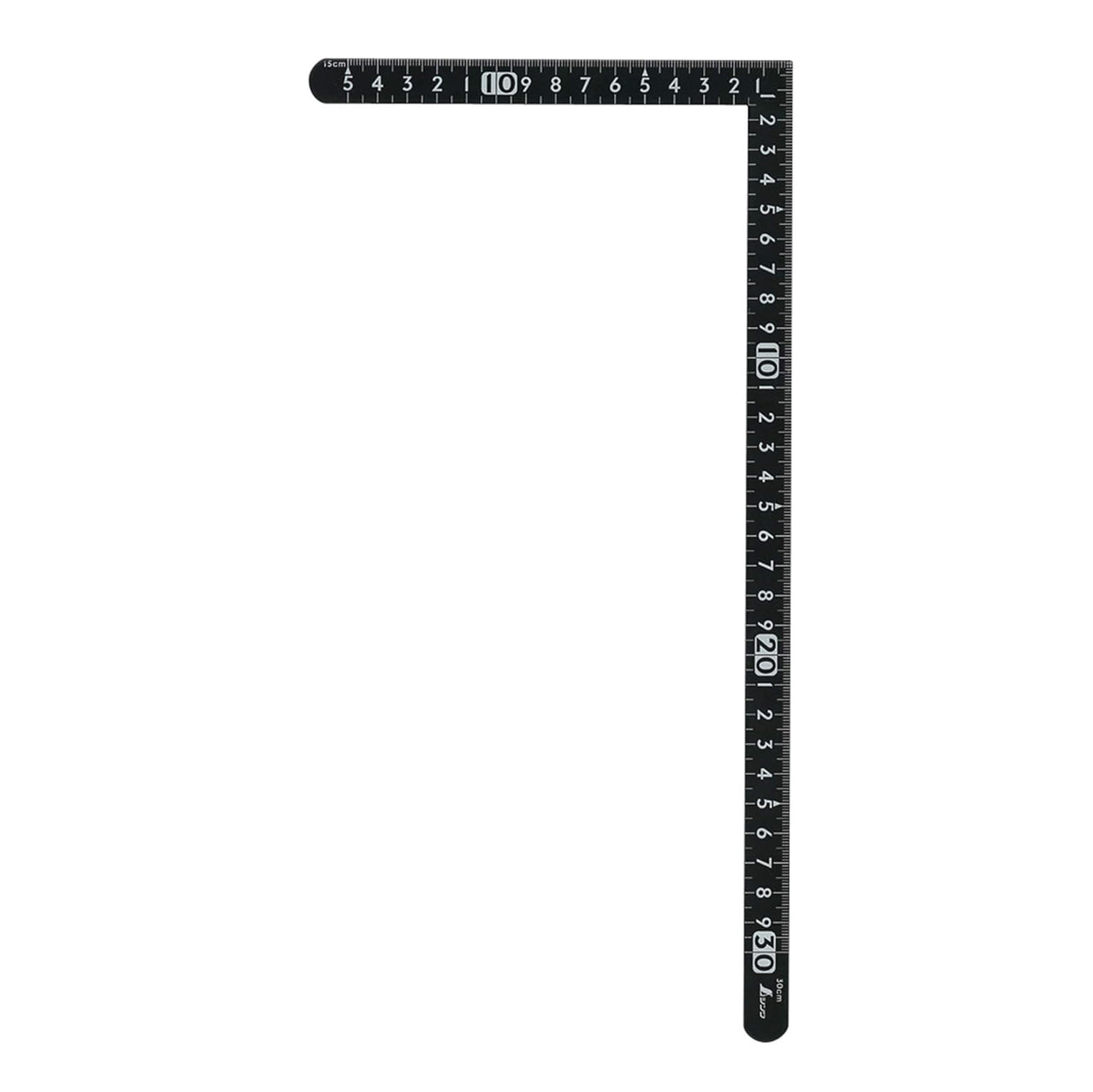 Shinwa Sashigane Square 30cm Black Iron Metric
