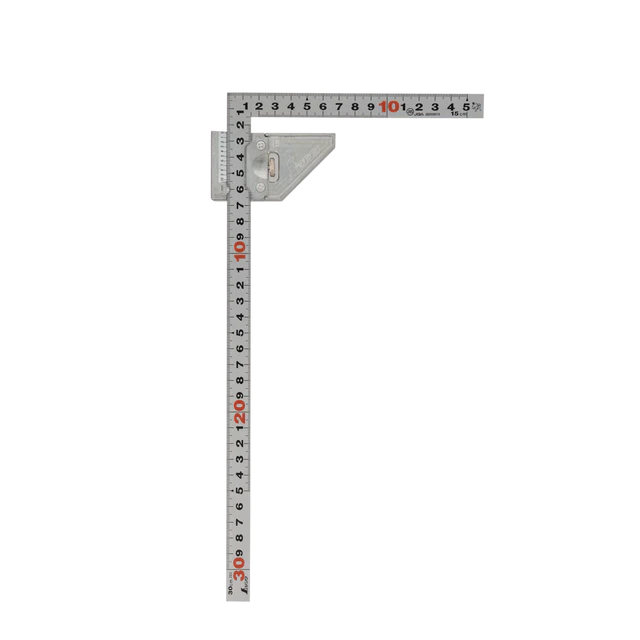 Shinwa Sashigane Square 30cm with Metal Stop