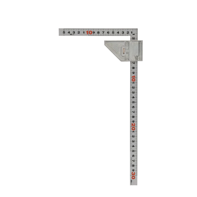 Shinwa Sashigane Square 30cm with Metal Stop