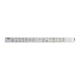 Shinwa Pick-Up Metric Ruler Stainless Steel