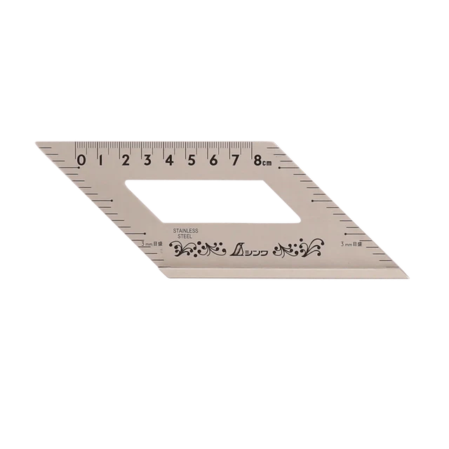 Shinwa 45 & 135 Degree Mitre Rule Stainless Steel