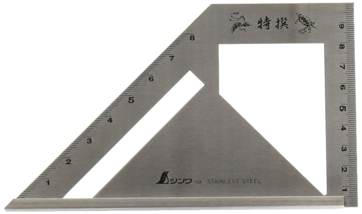 Shinwa 45 & 90 Degree Mitre Gauge Square Stainless Steel