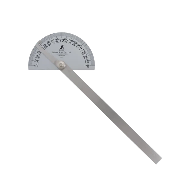 Shinwa No. 30 Protractor 120mm Stainless Steel
