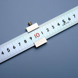 Shinwa Rule Stop Plated Brass