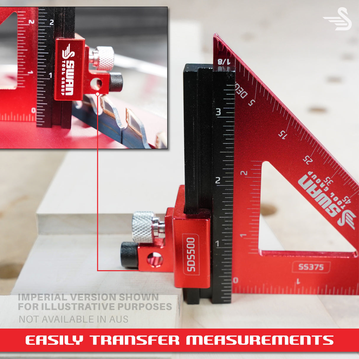 Swan Tool Group FIREHAWK Trim Square 89mm