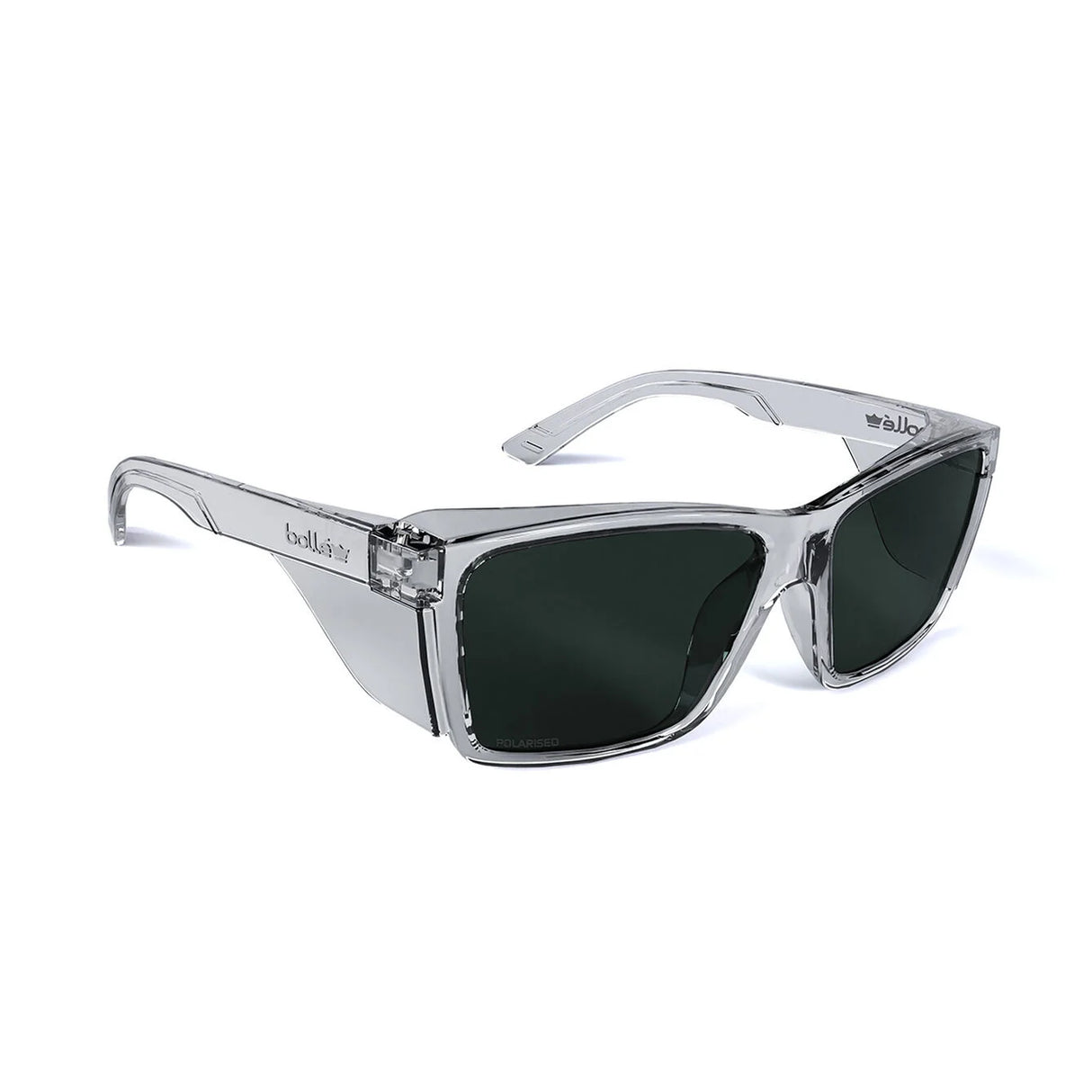 Bollé Safety STKS 420 Safety Glasses Polarised Lens with Clear Frame