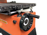 Sherwood 18in Drum Sander with Open Mobility Stand, ideal for precise and uniform sanding tasks