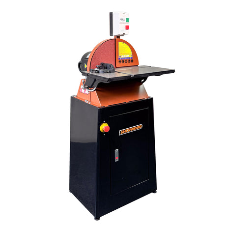 Sherwood 15in Disc Sander with Cabinet Stand 1.5HP 1450RPM