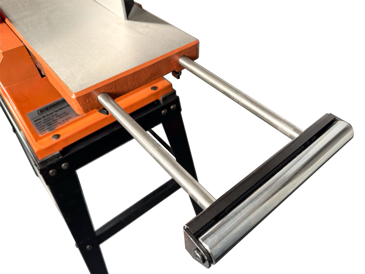 Sherwood 8in Benchtop Jointer with Helical Spiral Head 1500W 2HP includes Open Stand