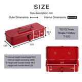Toyo Steel 32cm Trunk Shape Lockable Toolbox
