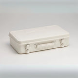 Toyo Trunk Shape Toolbox 36cm in green, showcasing the side latch and sturdy handle