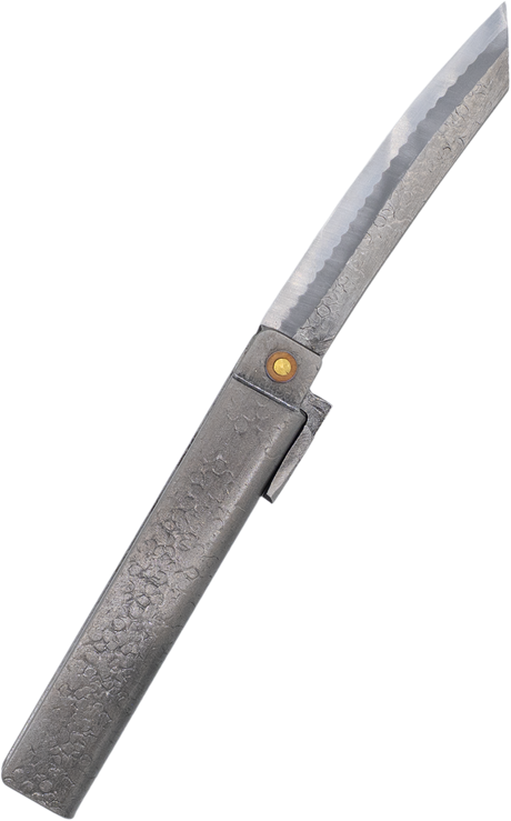 Tomita Higo Pocket Knife White Steel Kiritsuke Style