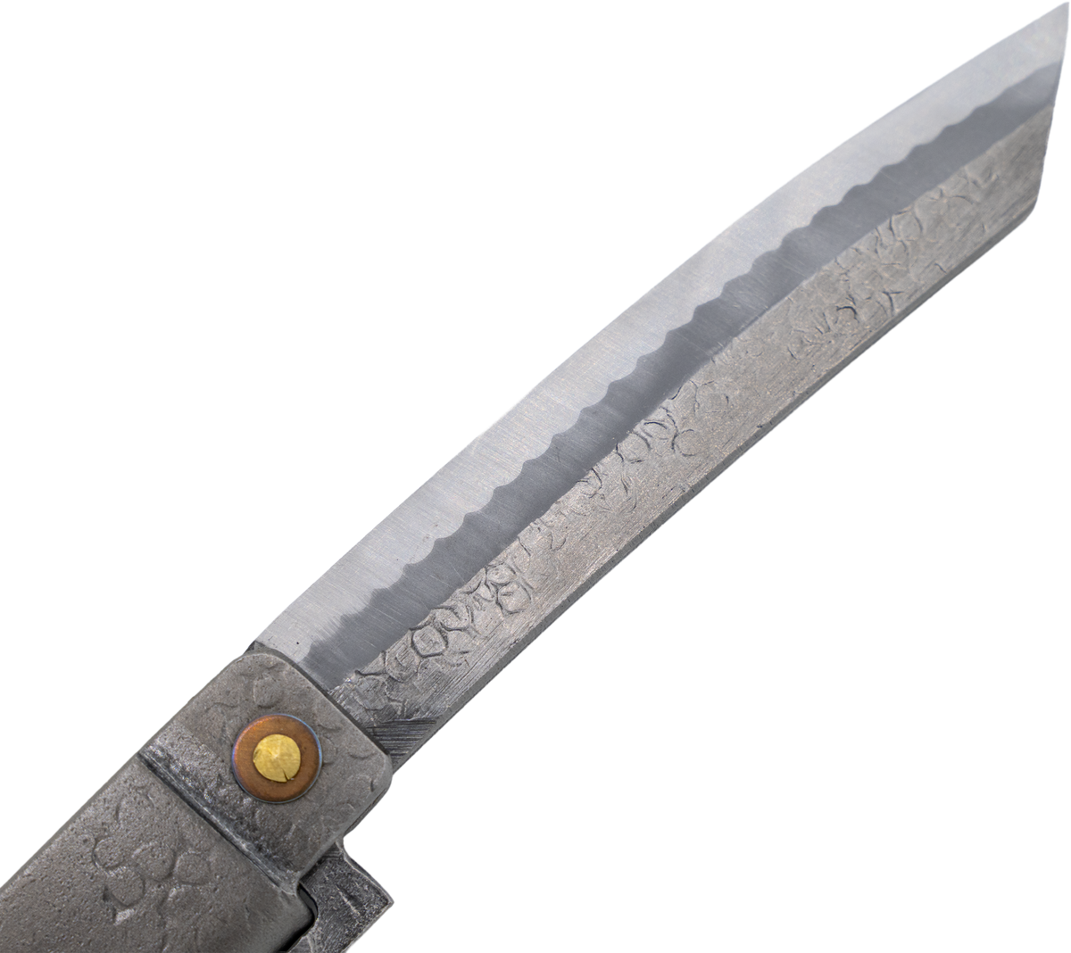 Tomita Higo Pocket Knife White Steel Kiritsuke Style